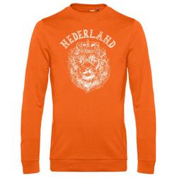 Sweater Leeuw Print | Oranje Shirt | Koningsdag Kleding | Oranje | maat S